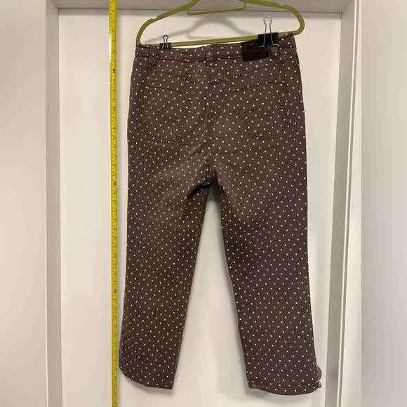 Michèle brown capri pants - Picture 2 of 4
